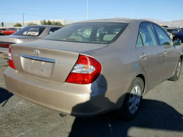 4T1BE30K43U253988 - 2003 TOYOTA CAMRY LE TAN photo 4