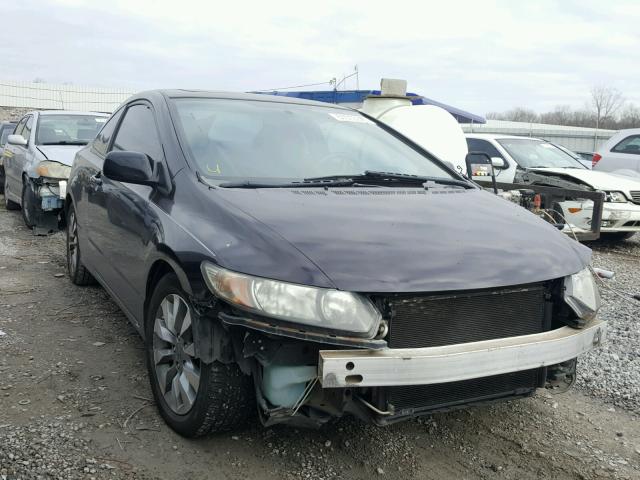 2HGFG12899H534266 - 2009 HONDA CIVIC EX BLACK photo 1