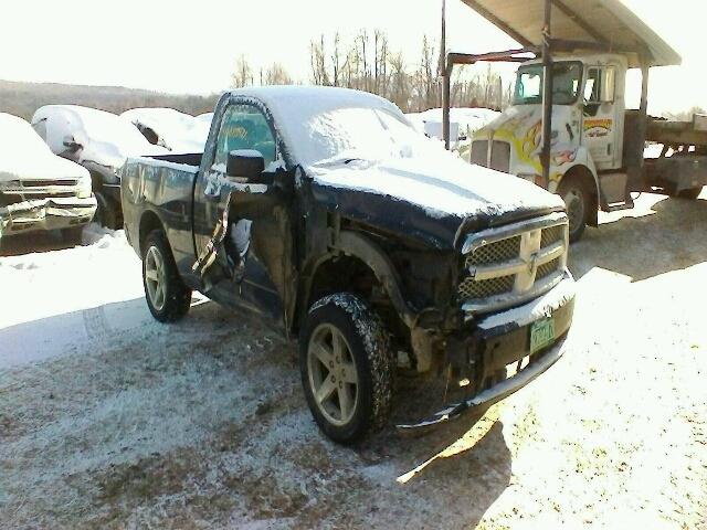 1D3HV16T79J507200 - 2009 DODGE RAM 1500 BLACK photo 1