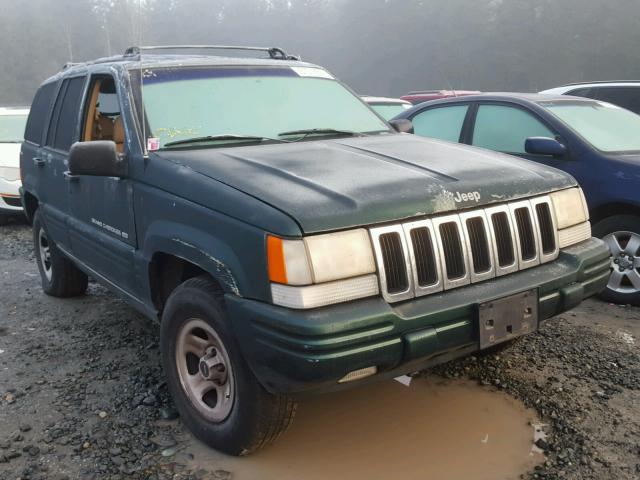 1J4GZ48SXWC247769 - 1998 JEEP GRAND CHER GREEN photo 1