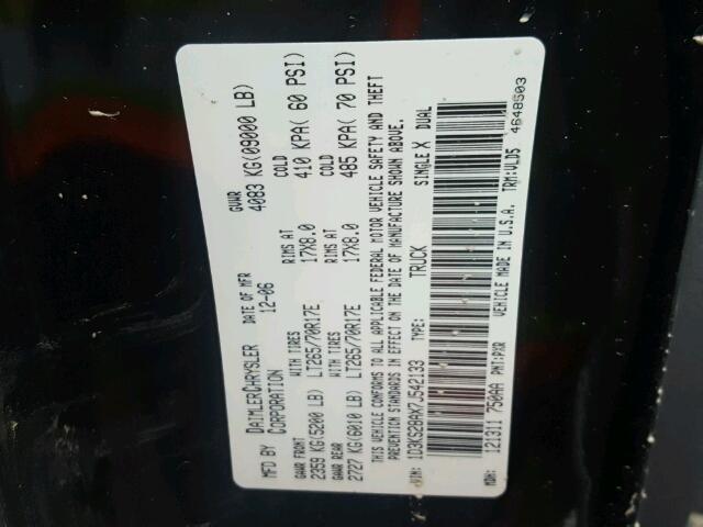 1D3KS28AX7J542133 - 2007 DODGE RAM 2500 S Qara foto 10