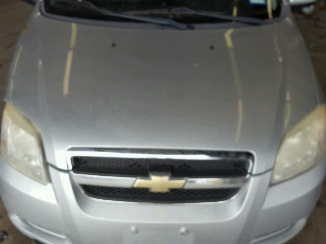 KL1TD5DE2BB198700 - 2011 CHEVROLET AVEO LS GRAY photo 7