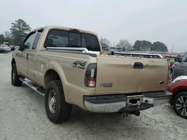 3FTNX21S81MA64105 - 2001 FORD F250 SUPER GOLD photo 3