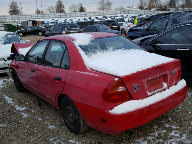 JA3AY26C51U038245 - 2001 MITSUBISHI MIRAGE ES RED photo 3