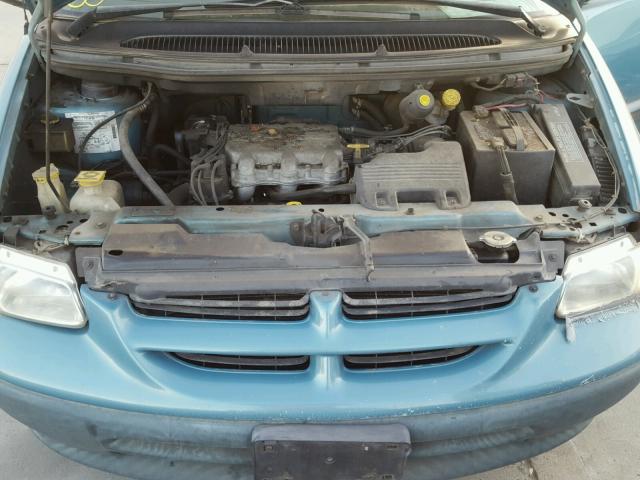 2B4GP4430VR262035 - 1997 DODGE GRAND CARA BLUE photo 7