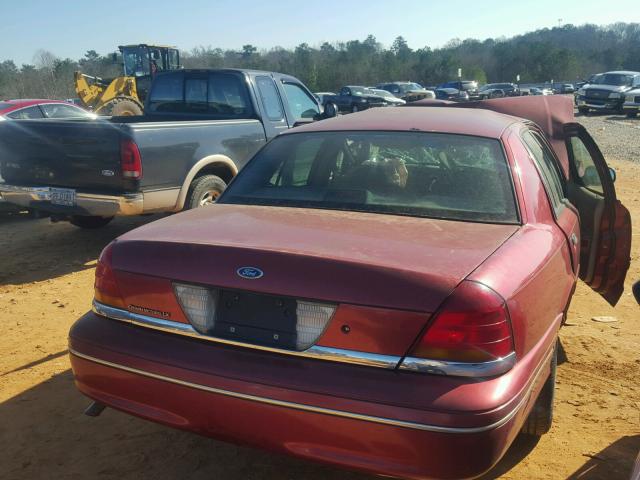 2FAFP74W1XX131081 - 1999 FORD CROWN VICT RED photo 4