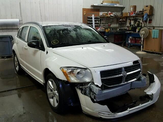 1B3CB4HA9AD532208 - 2010 DODGE CALIBER SX WHITE photo 1