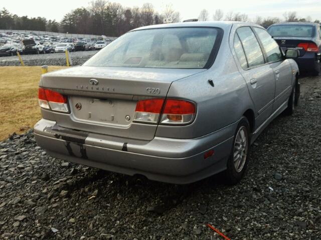 JNKCP11A8XT004553 - 1999 INFINITI G20 GRAY photo 4