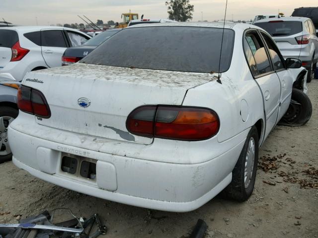 1G1ND52J02M687031 - 2002 CHEVROLET MALIBU WHITE photo 4