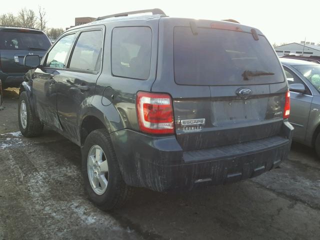 1FMCU93G89KB64155 - 2009 FORD ESCAPE XLT GRAY photo 3