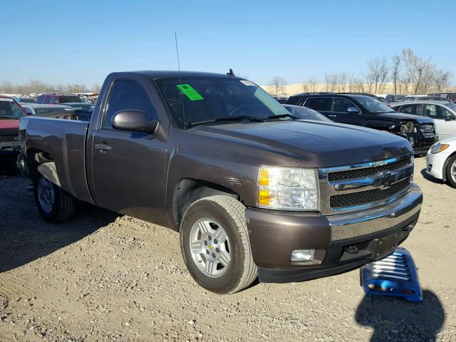 1GCEC14J07Z512238 - 2007 CHEVROLET SILVERADO BROWN photo 1