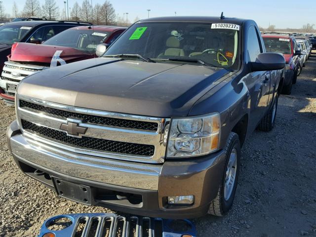 1GCEC14J07Z512238 - 2007 CHEVROLET SILVERADO BROWN photo 2