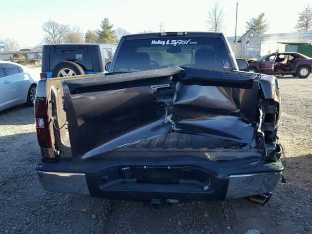 1GCEC14J07Z512238 - 2007 CHEVROLET SILVERADO BROWN photo 9