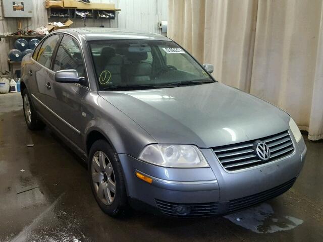 WVWTH63B32P172765 - 2002 VOLKSWAGEN PASSAT GLX GRAY photo 1