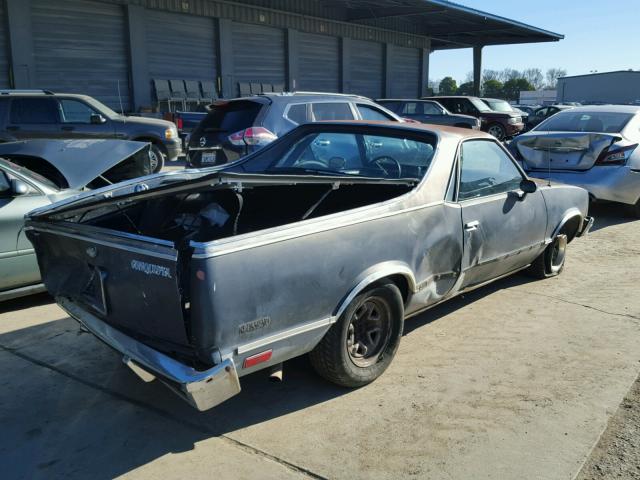 3GCCW80H4FS900353 - 1985 CHEVROLET EL CAMINO BLACK photo 4