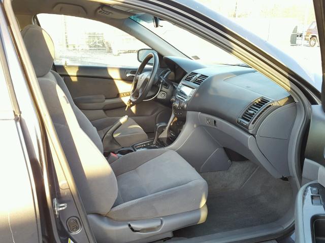 1HGCM56377A226428 - 2007 HONDA ACCORD SE GRAY photo 5