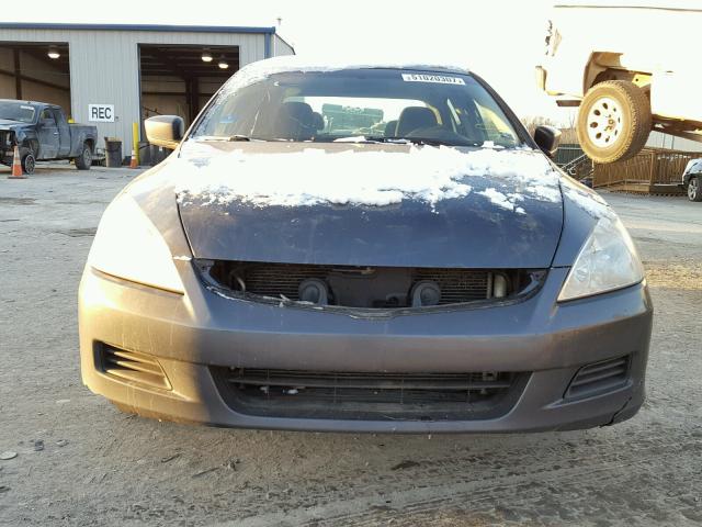 1HGCM56377A226428 - 2007 HONDA ACCORD SE GRAY photo 9