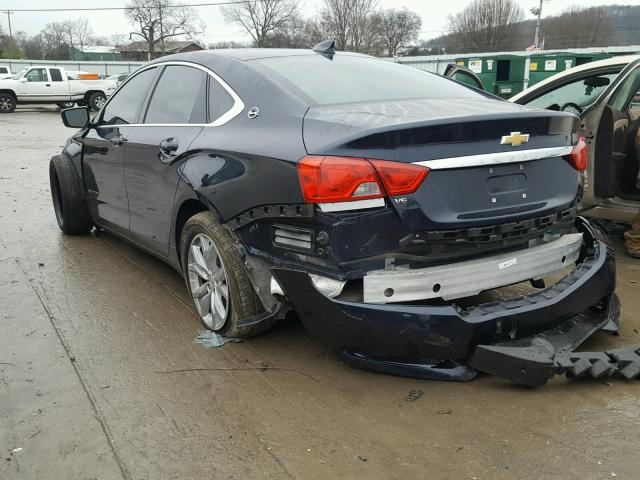 2G1115S33G9143703 - 2016 CHEVROLET IMPALA LT BLUE photo 3