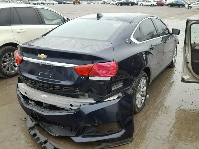 2G1115S33G9143703 - 2016 CHEVROLET IMPALA LT BLUE photo 4