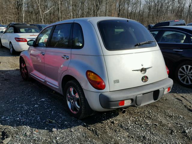 3C8FY4BB01T310161 - 2001 CHRYSLER PT CRUISER SILVER photo 3