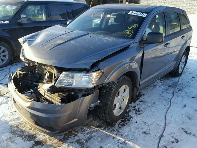 3C4PDCAB3DT503924 - 2013 DODGE JOURNEY SE CHARCOAL photo 2