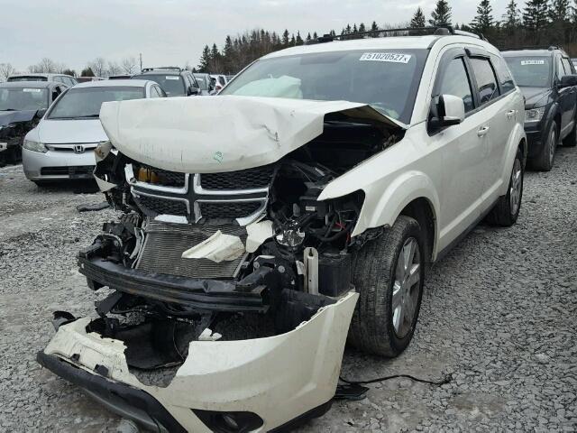 3C4PDCCG8CT299810 - 2012 DODGE JOURNEY SX WHITE photo 2