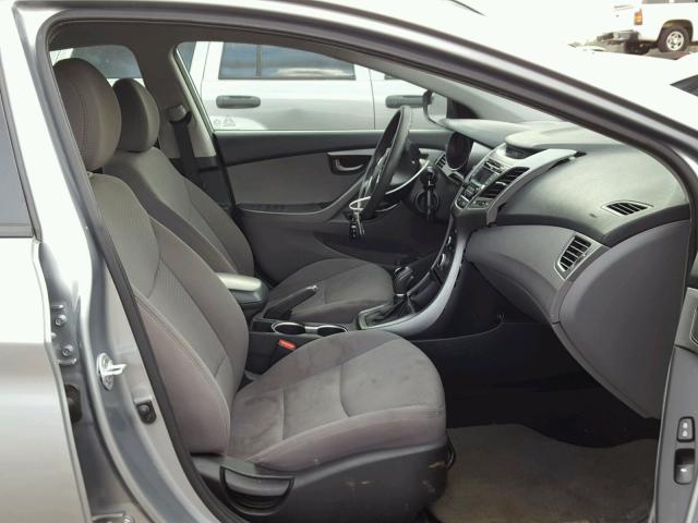 5NPDH4AE5FH594740 - 2015 HYUNDAI ELANTRA SE GRAY photo 5