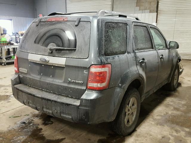 1FMCU59H78KE68715 - 2008 FORD ESCAPE HEV GRAY photo 4