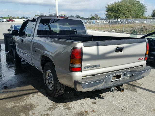 2GTEC19T341122989 - 2004 GMC NEW SIERRA SILVER photo 3