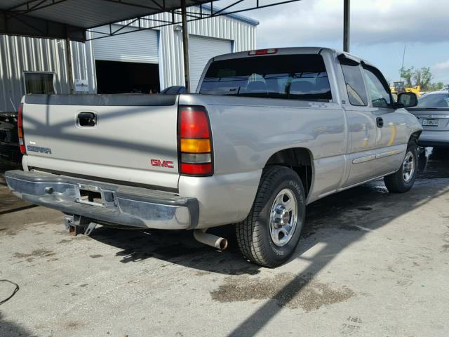 2GTEC19T341122989 - 2004 GMC NEW SIERRA SILVER photo 4