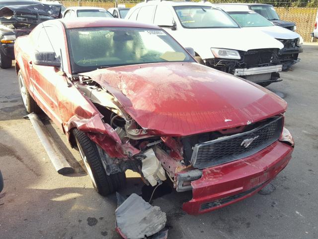 1ZVFT80N755139075 - 2005 FORD MUSTANG BURGUNDY photo 1