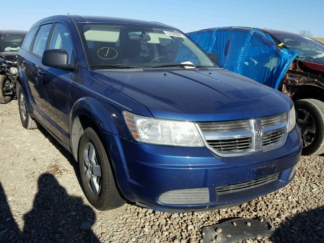 3D4GG47B39T529860 - 2009 DODGE JOURNEY SE BLUE photo 1