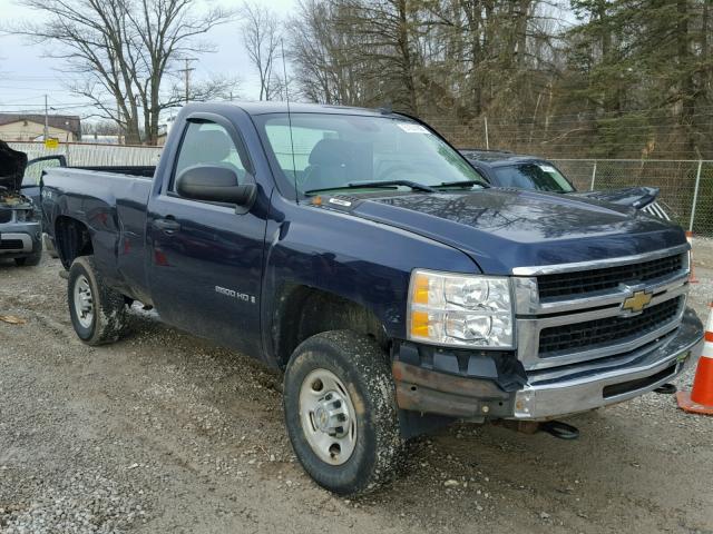 1GCHK44K89E145139 - 2009 CHEVROLET SILVERADO BLUE photo 1