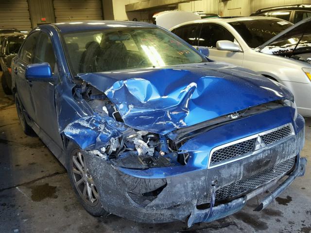 JA32U2FU7AU025196 - 2010 MITSUBISHI LANCER ES/ BLUE photo 1