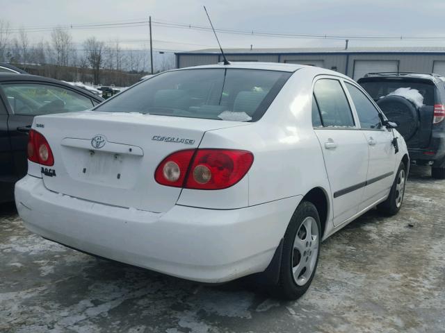 2T1BR32E88C894212 - 2008 TOYOTA COROLLA CE WHITE photo 4