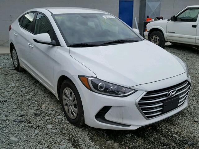 5NPD74LF4HH063671 - 2017 HYUNDAI ELANTRA SE WHITE photo 1