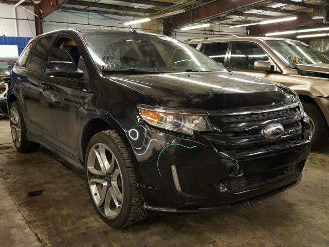 2FMDK3AKXDBC27306 - 2013 FORD EDGE SPORT GREEN photo 1