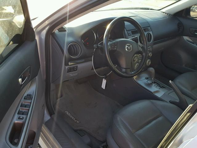 1YVHP80D345N65992 - 2004 MAZDA 6 S SILVER photo 9