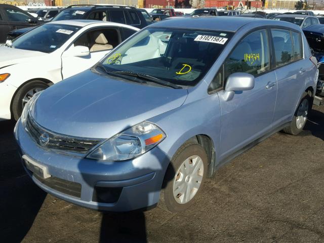 3N1BC1CP3BL375114 - 2011 NISSAN VERSA S BLUE photo 2