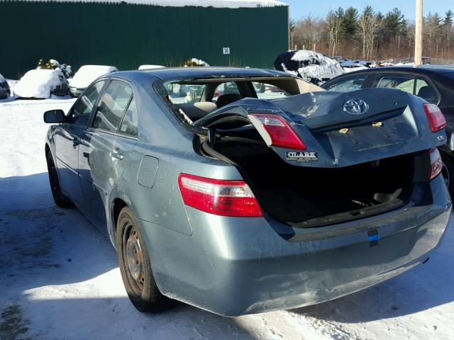 4T4BE46K79R071181 - 2009 TOYOTA CAMRY BASE GREEN photo 3