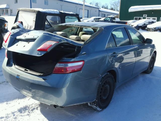 4T4BE46K79R071181 - 2009 TOYOTA CAMRY BASE GREEN photo 4