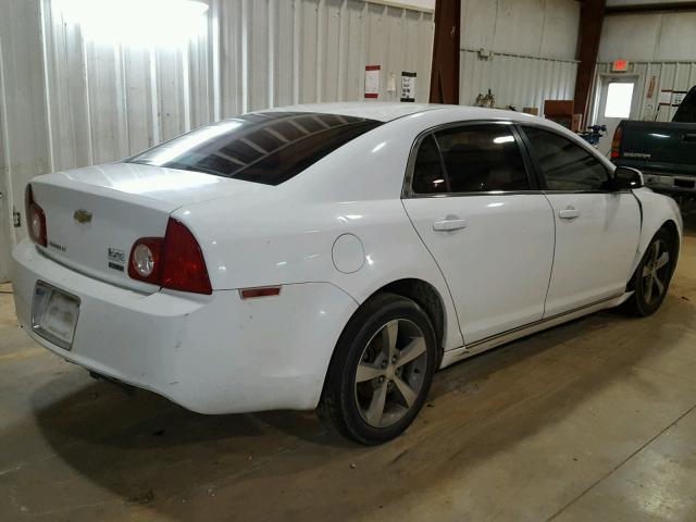 1G1ZC5EU4BF145557 - 2011 CHEVROLET MALIBU 1LT WHITE photo 4