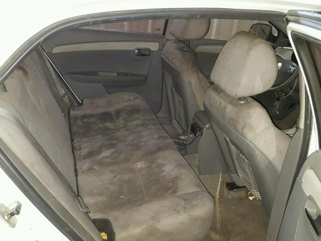 1G1ZC5EU4BF145557 - 2011 CHEVROLET MALIBU 1LT WHITE photo 6