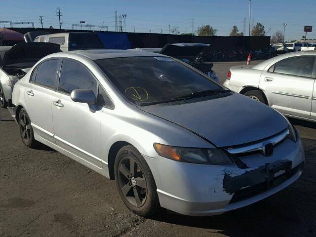 1HGFA16827L063489 - 2007 HONDA CIVIC EX SILVER photo 1