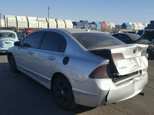 1HGFA16827L063489 - 2007 HONDA CIVIC EX SILVER photo 3