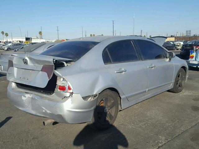 1HGFA16827L063489 - 2007 HONDA CIVIC EX SILVER photo 4