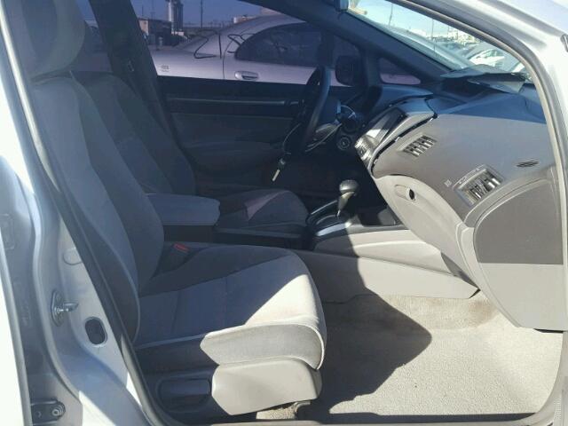 1HGFA16827L063489 - 2007 HONDA CIVIC EX SILVER photo 5