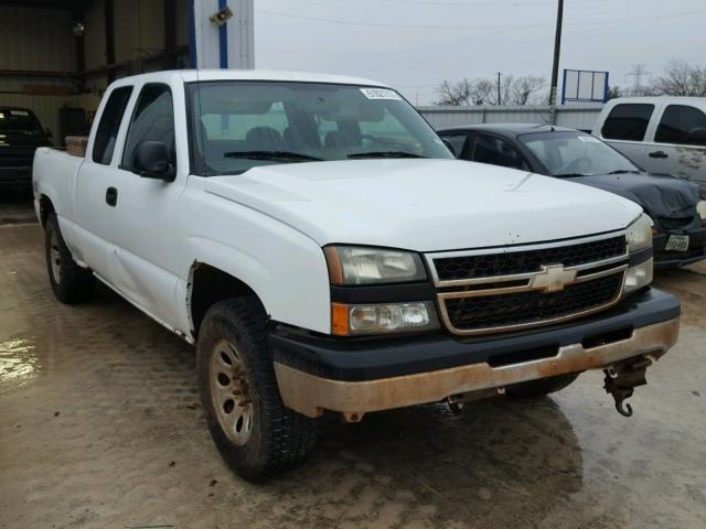 1GCEK19Z76Z252839 - 2006 CHEVROLET SILVERADO WHITE photo 1