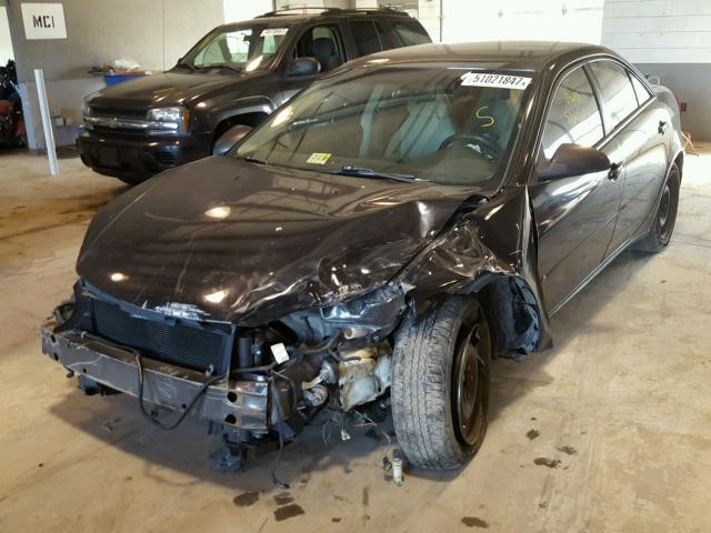 1G2ZG558664244546 - 2006 PONTIAC G6 SE1 BLACK photo 2