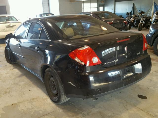 1G2ZG558664244546 - 2006 PONTIAC G6 SE1 BLACK photo 3